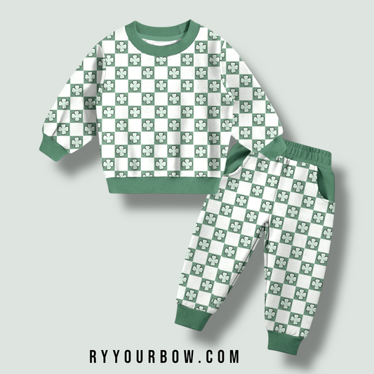 Shamrock Sweatshirt + Joggers Set Bamboo Pre Order