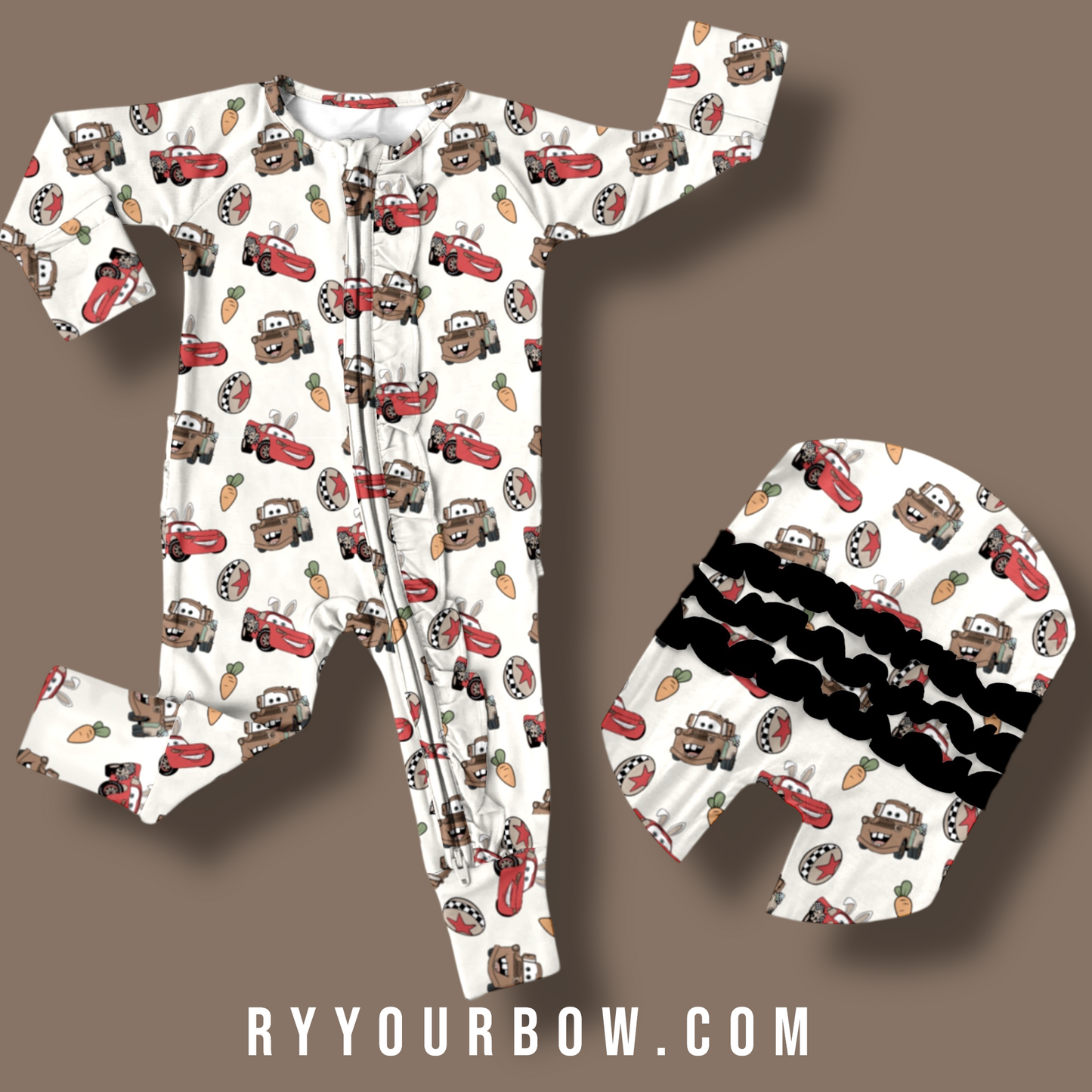 Easter Ka-Chow Ruffled Zippy PreOrder