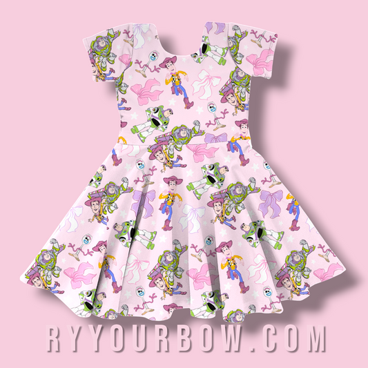 You've Got A Friend in Me Pink Dress RTS