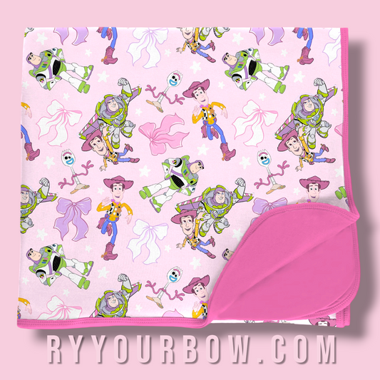 You've Got A Friend in Me Pink  Double Sided Blanket RTS