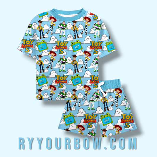 TS 5 T-Shirt + Shorts Set Bamboo  RTS