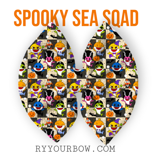 SPOOKY SEA SQAD Bows & Headwraps
