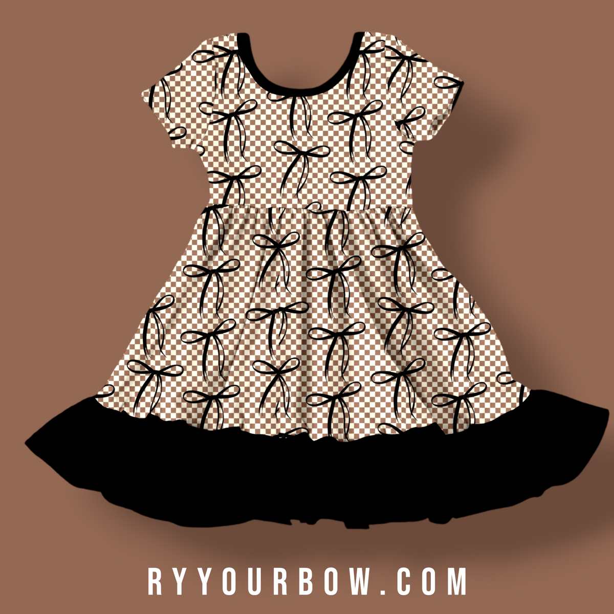Coquette Check Ruffled Dress *PREORDER*