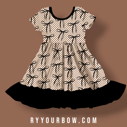 Coquette Check Ruffled Dress *PREORDER*