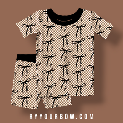 Coquette Check Short Set *PREORDER*