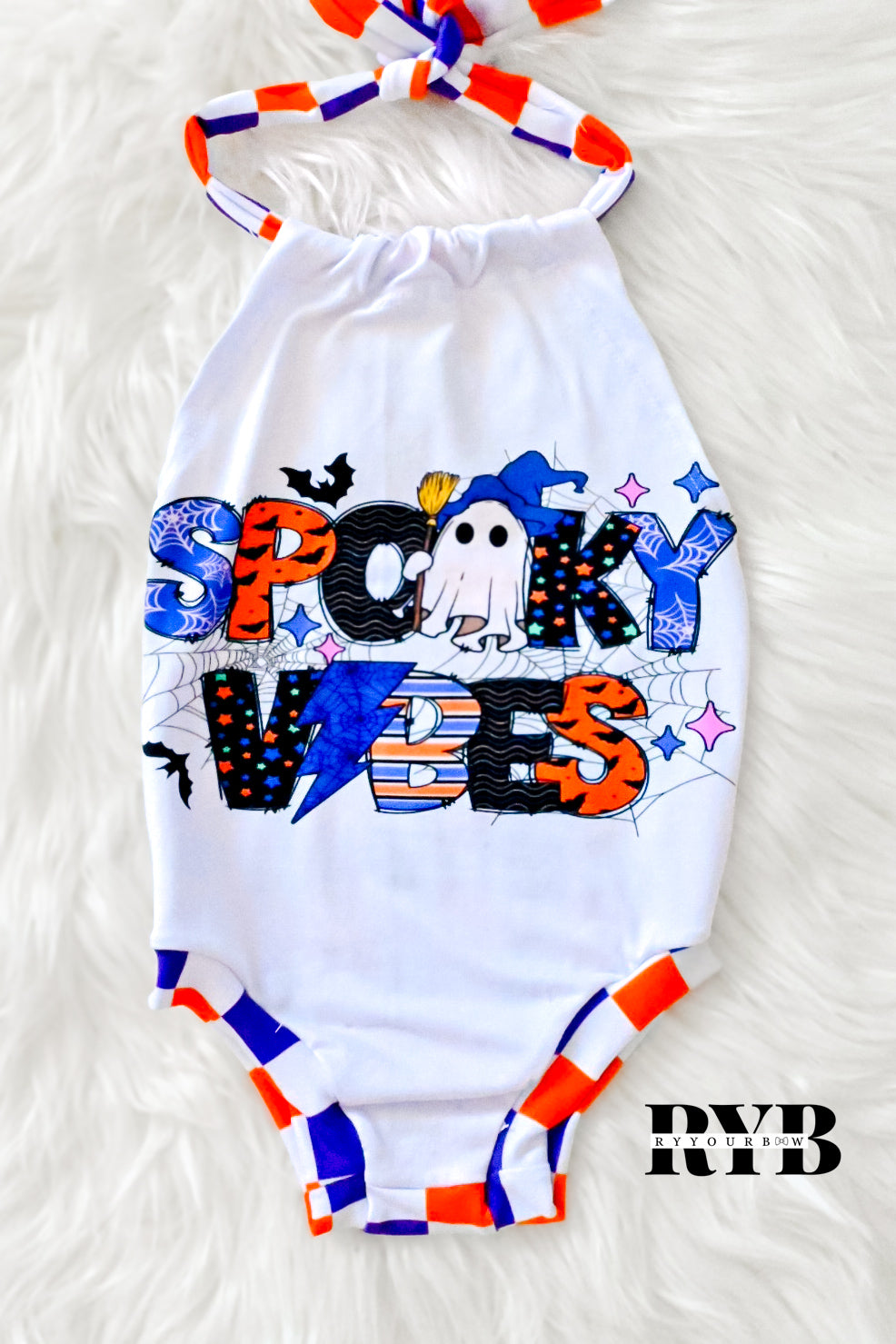 Spooky Vibes Halter Romper