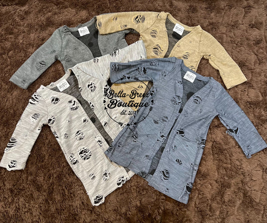 Women's Distressed Cardigans (FINAL SALE)