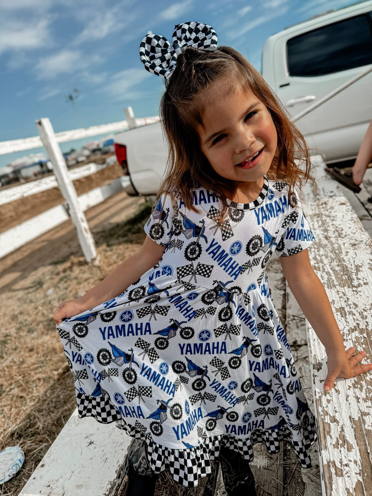 Blue Team Ruffled Dress *PREORDER*