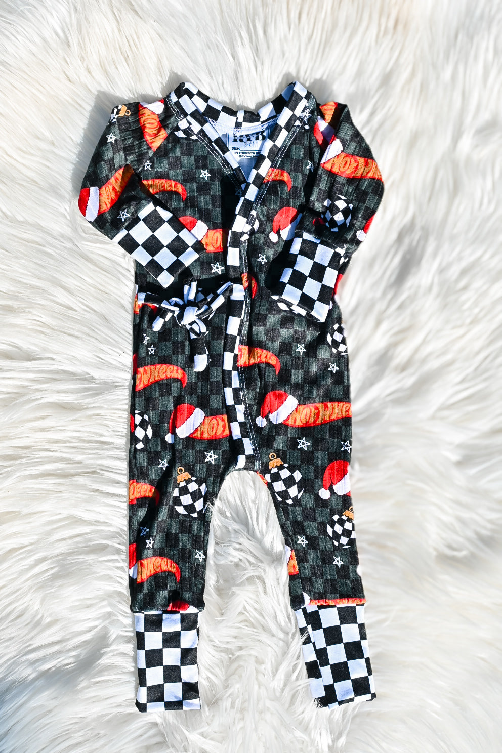 3/6 River Romper Tie Style