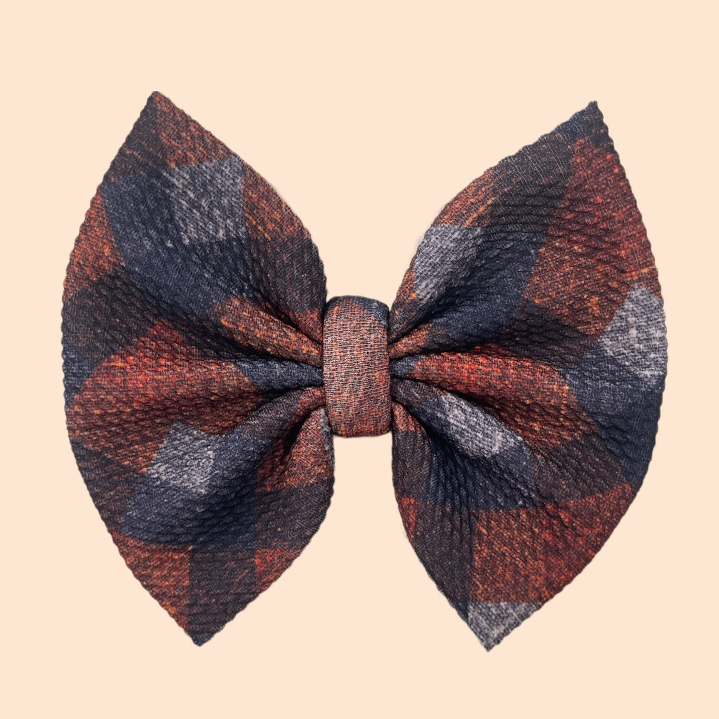 Sweater Weather Print Bow